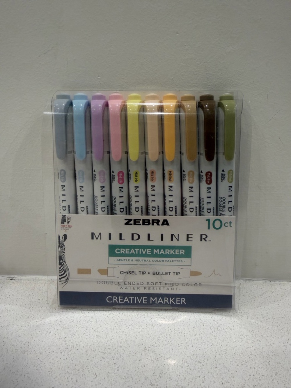 Zebra Mildliner Creative Marker Set - Pastel 10-Pack